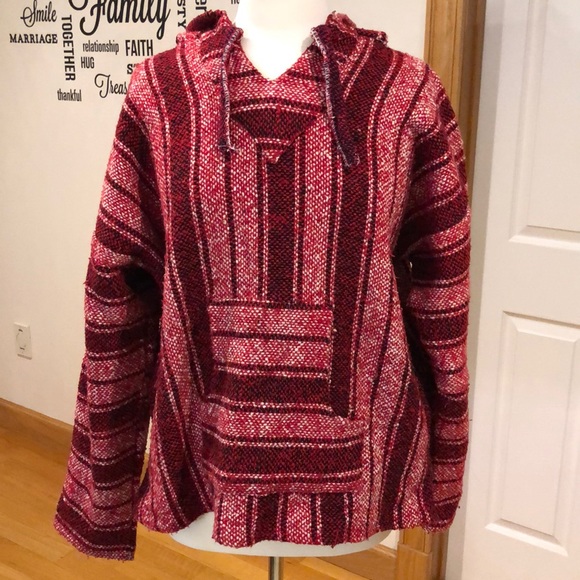 Red Surf Poncho - Picture 2 of 5